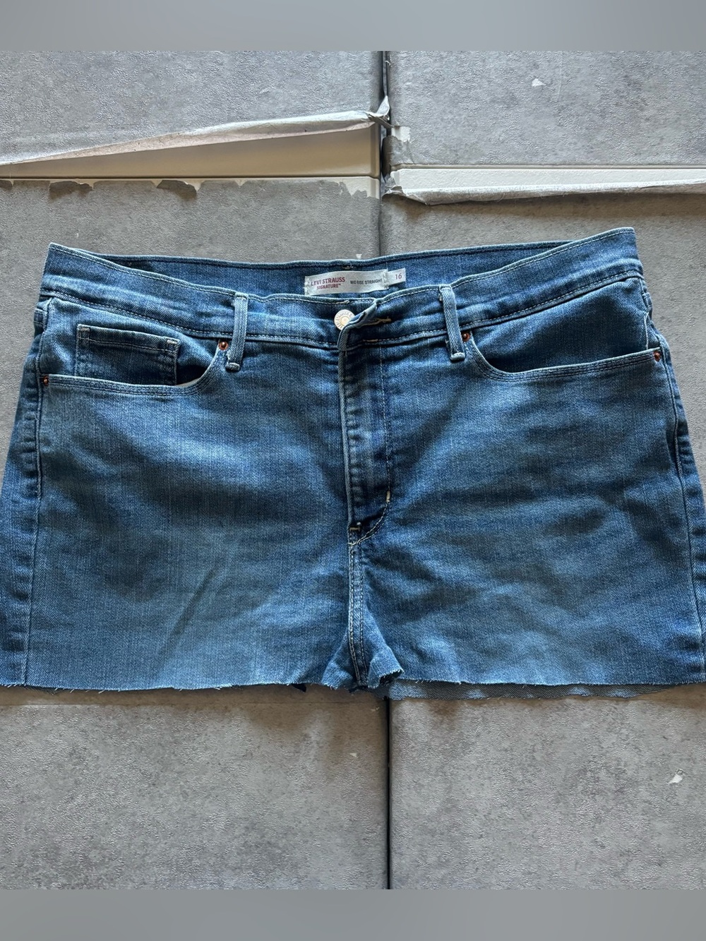 Levis denim mini skirt